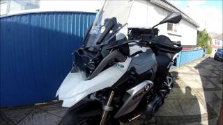 BMW R1200GS LC TE  PUIG SCREEN  CYMARC SCREEN BRACKETS [upl. by Coppock]