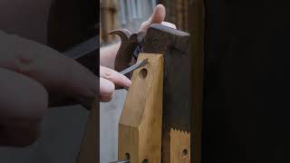 Why Drill A Hole In A Hand Screw Clamp woodworking handsaw [upl. by Wilser804]