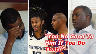 Tee Morant Gets Schooled By CP3 Dad For Saying quotHOW DO I STAY THE FATHER When Ja Is The Star W💰quot [upl. by Cobb393]