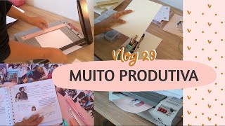 Studio Vlog 29  Início da semana de trabalho e minhas guilhotinas facão [upl. by Tyika]