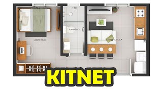 10 PROJETOS DE KITNET PARA BAIXAR GRÁTIS [upl. by Namref448]