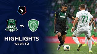 Highlights FC Krasnodar vs Akhmat 40  RPL 201920 [upl. by Elinor]