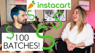 What we made our FIRST WEEK with INSTACART  Real Earnings [upl. by Neeham]