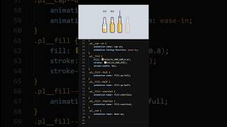 Day 05  Micro Css bottle loader htmlcss programminganimation design coding webdevelopment [upl. by Aek725]