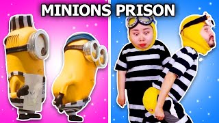 Minions in Prison  Funny Moments of Minions and Friends  Parody The Story Of Minion [upl. by Lotz]