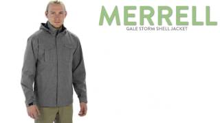 Merrell Gale Storm Shell Jacket  Waterproof For Men [upl. by Worrad]