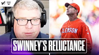 🏈 How DABO SWINNEY downplaying the TRANSFER PORTAL is hurting CLEMSON  Yahoo Sports [upl. by Ardnuek526]