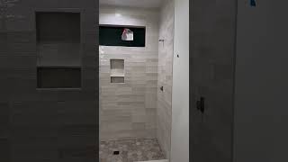 Shower ideas diy tiled bathroom [upl. by Leckie336]