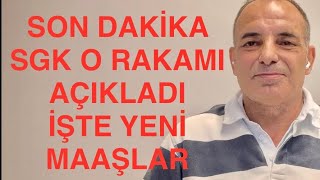 SON DAKİKA EMEKLİLER DİKKAT SGK O RAKAMI AÇIKLADI İŞTE MAAŞ HESABI [upl. by Egrog]