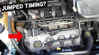 HOW TO KNOW IF A CAR JUMPED TIMING CHAIN TIMING BELT SYMPTOMS JUMPED TIMING [upl. by Yeliw]