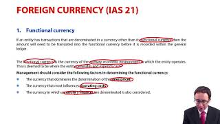 IAS 21  Introduction  ACCA Financial Reporting FR [upl. by Ellehcal]