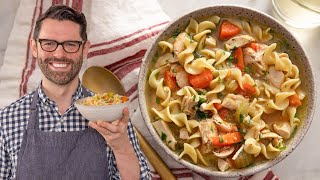 Easy Chicken Noodle Soup Recipe [upl. by Derick77]