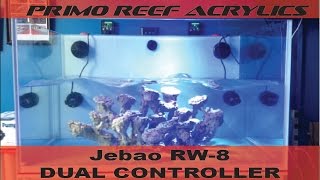 Jebao RW8 Dual Controller in ACTION [upl. by Kauffman643]