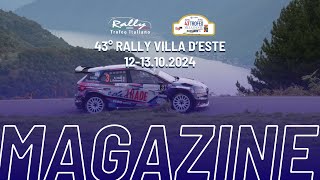 Trofeo Italiano Rally  MAGAZINE  43° Trofeo Villa DEste [upl. by Bunns]