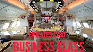 Emirates Business Class  A380  New York JFK  Dubai travelvlog businesstravel businessclass [upl. by Araet]