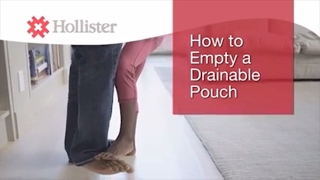 How to Empty a colostomy bag  Emptying a Drainable Pouch  Hollister [upl. by Koah853]