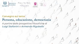 Convegno sul tema Persona educazione democrazia [upl. by Tombaugh]