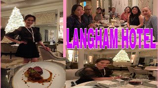 LANGHAM HOTEL  PALM COURT  LONDON [upl. by Luar910]