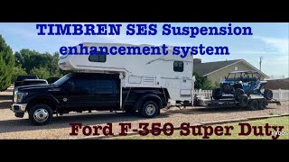 How to install Timbren SES suspension enhancment system on Ford f350 Superduty [upl. by Zaccaria748]