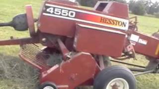 Baling Hay missouri style part 1 [upl. by Araj]