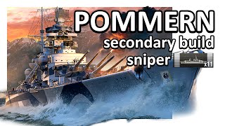 Pommern Secondary Build BUT The Main Guns Destroy Everything Instead  World of Warships [upl. by George]