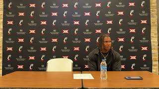 Bearcats DB Derrick Canteen after 3423 loss to Colorado on the road [upl. by Dulcea]