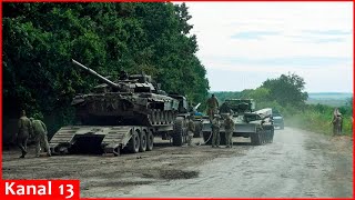 Ukrainian paratroopers captured seven Russian tanks in Kursk there is new Russian T90M among them [upl. by Fagaly]