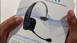 BlueParrott B350XT Noise Canceling Bluetooth Headset Unboxing ASMR [upl. by Engleman956]