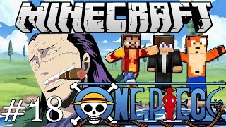 quotCROCODILE ATTACKSquot MINECRAFT ONE PIECE MOD COOP PART 18 Mine Mine No Mi Mod [upl. by Eicyaj449]