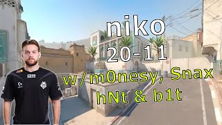 NiKo 2011 Kills dedust2 POV  FACEIT Ranked wm0NESY Snax hNt and b1t Jul 14 2024 cs2 povs [upl. by Tova55]