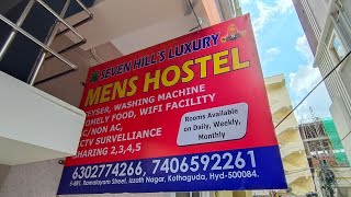 hostel pg for boys at hitech city  Izzathnagar kondapur hyderabad hitechcityhyderabad hostel [upl. by Frantz237]