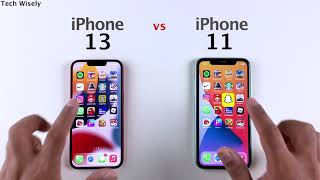 iPhone 13 vs iPhone 11  SPEED TEST [upl. by Vicki323]