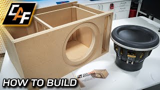 Sound Quality BASS Ported Subwoofer Box Build  13W7AE [upl. by Calbert]