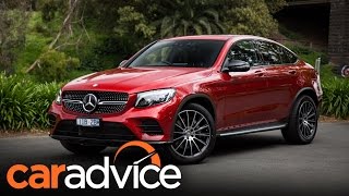 2017 MercedesBenz GLC Coupe Review  CarAdvice Drive [upl. by Nataline]