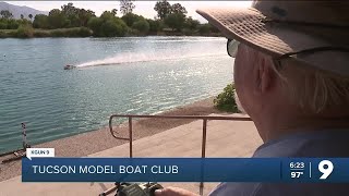 How fast remote control boats go at Christopher Columbus Park [upl. by Herculie]