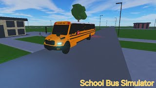 Thomas PM  School Bus Simulator  ROBLOX [upl. by Nata]