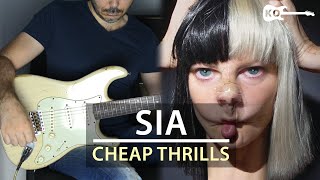 Sia  Cheap Thrills  Electric Guitar Cover by Kfir Ochaion [upl. by Temirf]