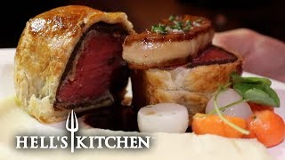 Famous Beef Wellington At Gordon Ramsay in London [upl. by Anilev516]