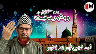 Wo Shehr e Muhabbat  Ali Ahmed Nizami  New Heart Touching Naat 2024  Home Miladi [upl. by Nivlag462]