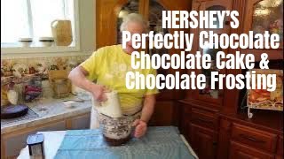 HERSHEYS Perfectly Chocolate Chocolate Cake  Chocolate Frosting [upl. by Sedgewinn]