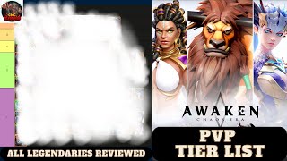 Awaken Chaos Era  Legendary Hero PVP Tier List [upl. by Lauter111]