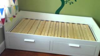 ikea brimnes daybed assembly service in DC MD VA by Dave Song of Furniture Assembly Experts [upl. by Ecille]