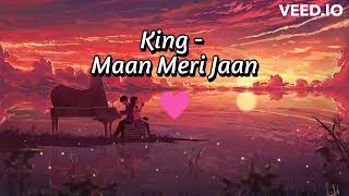 Maan Meri Jaan Lyrics with English Translation Bass Boosted Champagne Talk  King  Lyrics [upl. by Hcab]