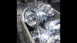 Manufacturing process of bike wheel Hubs bikeHub shorts shortvideo [upl. by Cairistiona]