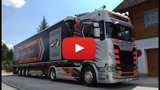 Scania S580 CS20HD V8 Showtruck Gerald Plank Transporte  LkwThorsten TV [upl. by Eniahs]