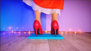 Tapping in flamenco style  Intense tapping  ASMR  Tapping with high heels [upl. by Cartie]