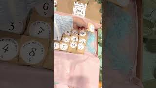 How I make advent calendars for my small business with MunByn 402b label printer smallbusiness diy [upl. by Ahsirtap]