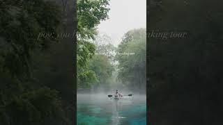 Clear Kayaking Adventures on the Santa Fe River at Rum Island amp Gilchrist Blue Springs  Guided Tour [upl. by Anattar902]