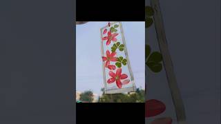 5 minutes bookmark DIY  Handmade floral bookmark Tutorial art diy 🌸🌷 [upl. by Ultan]