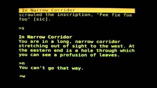 Colossal Cave Adventure playthrough [upl. by Channa351]